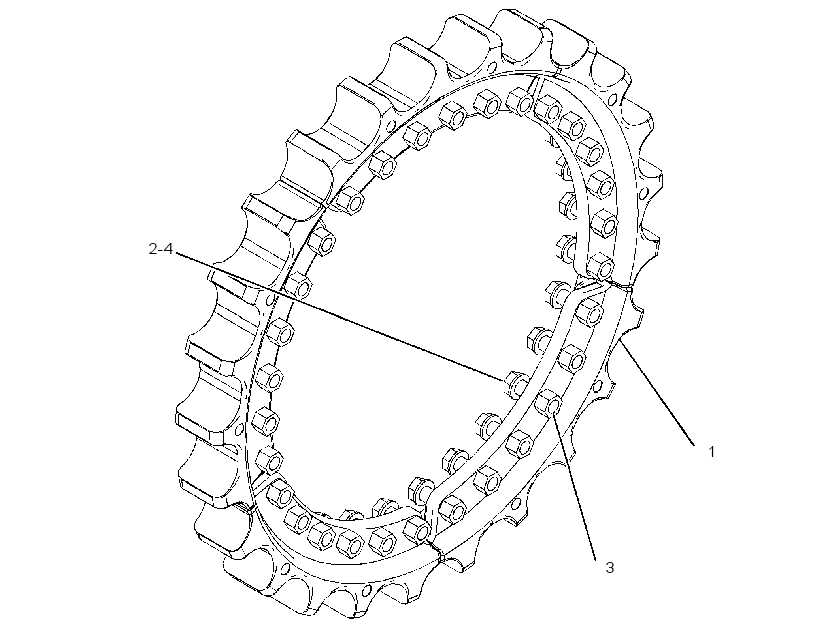 SEGMENT GP-SPROCKET 2589817 CAT
