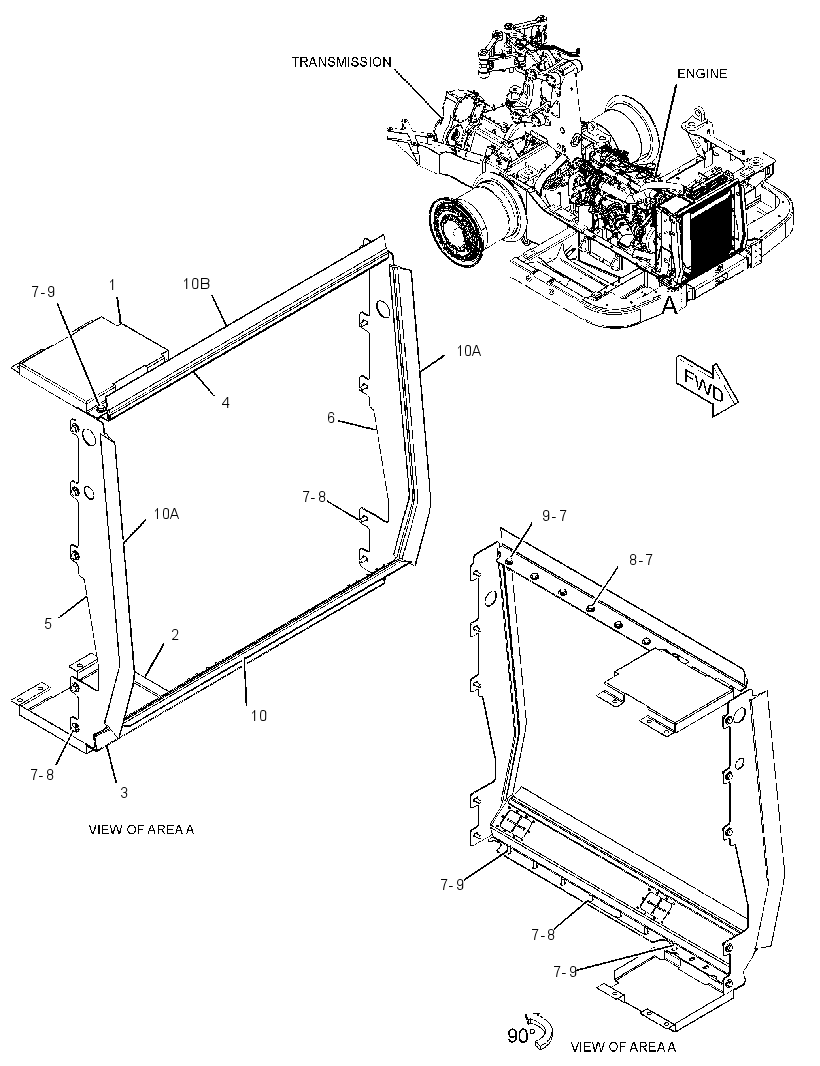 BAFFLE GP-RADIATOR 3862500 CAT