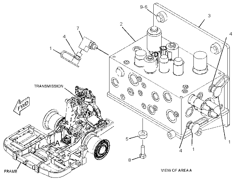 VALVE & MTG GP-HYDRAULIC 4196395 CAT