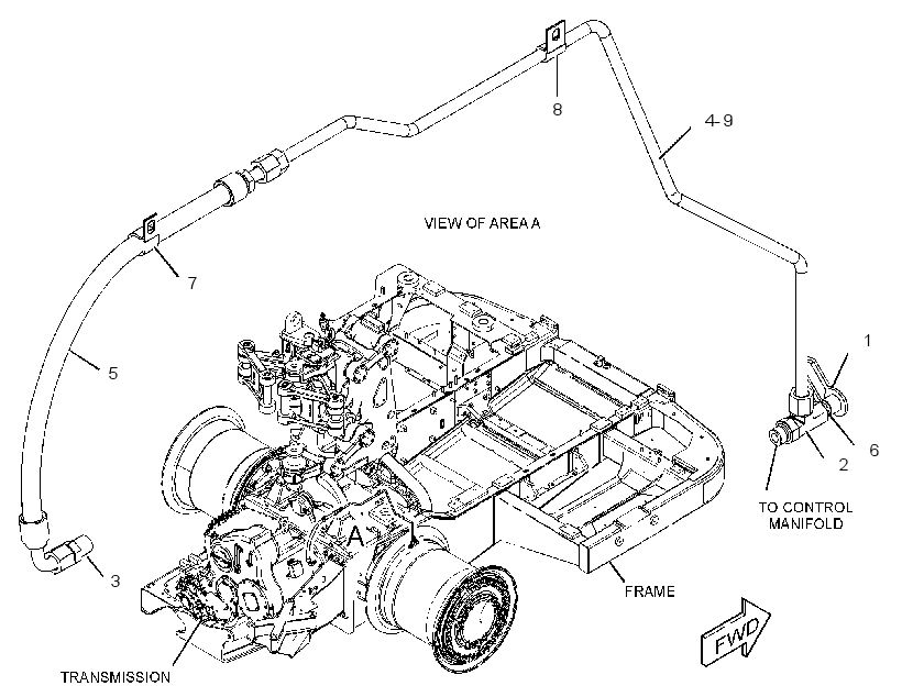 LINES GP-DIFFERENTIAL LOCK 4196394 CAT