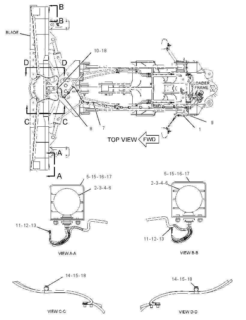 WIRING GP-BLADE 4443888 CAT