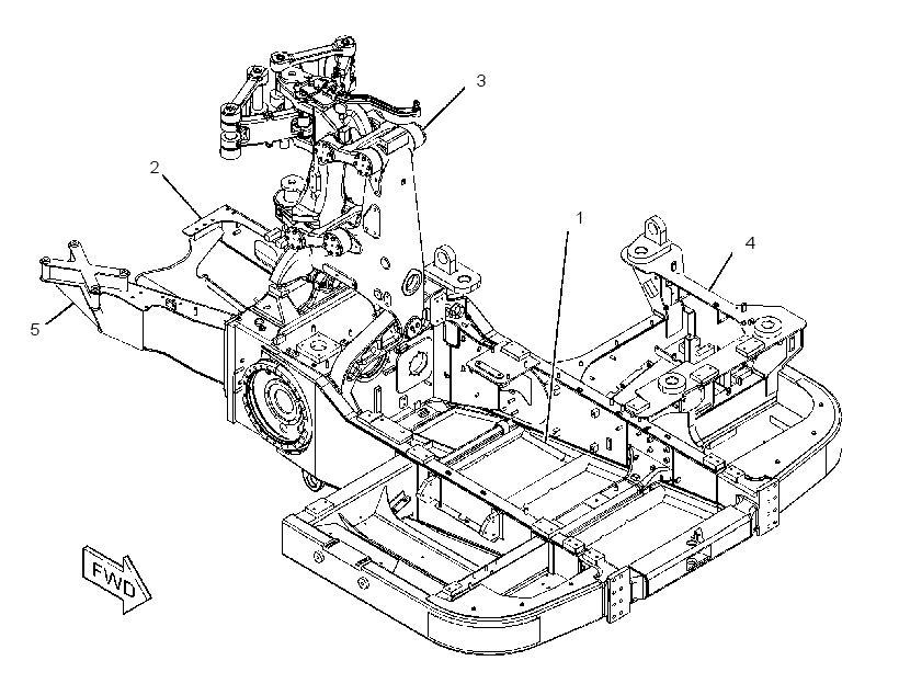 FRAME AR-FRONT 3738536 CAT