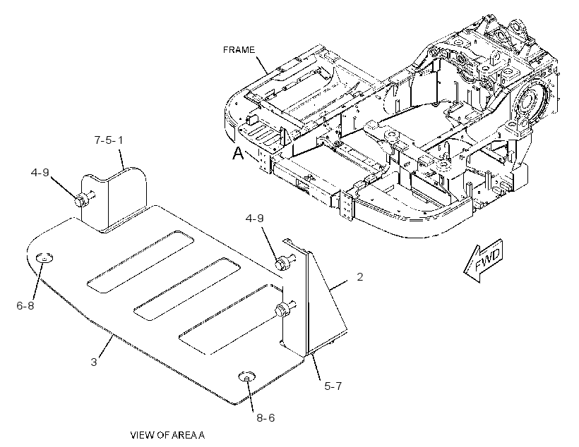 MOUNTING GP-TANK 4280469 CAT