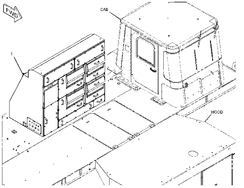 CABINET GP-INVERTER 3891406 CAT