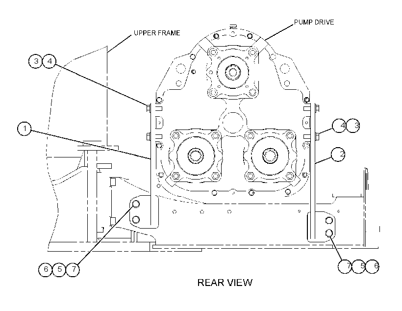 MOUNTING GP-HYD PUMP DRIVE 3957330 CAT