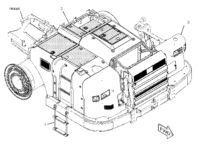 HOOD GP-TRACTOR 3745420 CAT
