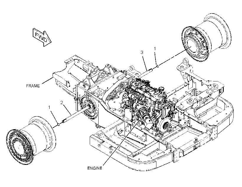SHAFT GP-AXLE 3847758 CAT