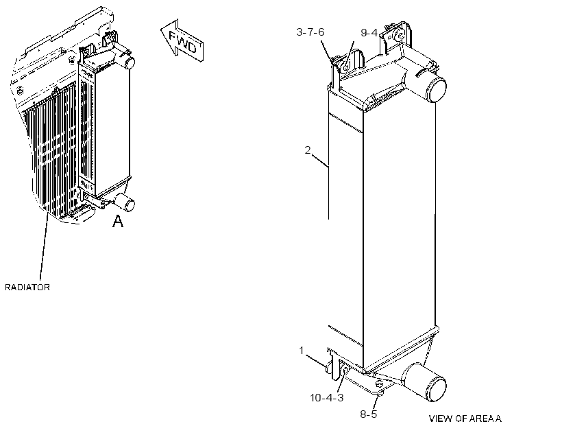 AFTERCOOLER GP 3806755 CAT