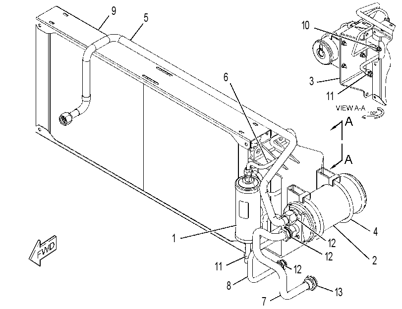 KIT-AIR CONDITIONER 3288440 CAT