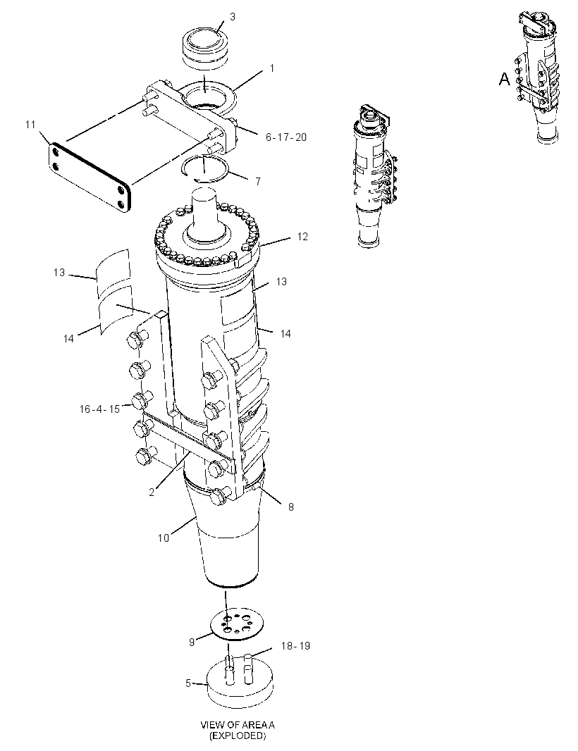 SUSPENSION & MTG GP-FRONT 3982988 CAT