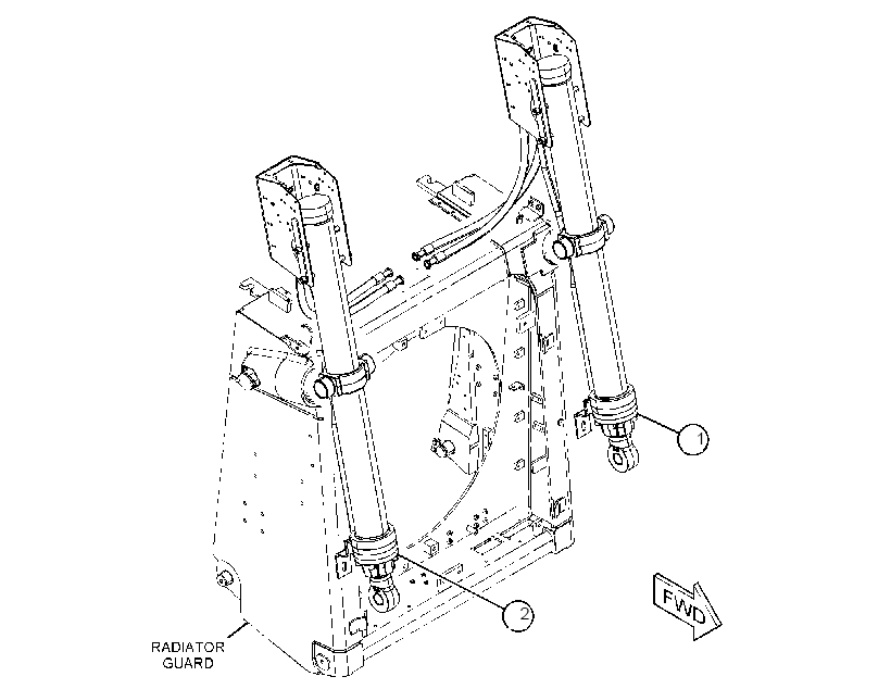CYLINDER & LINES GP-LIFT 3808229 CAT