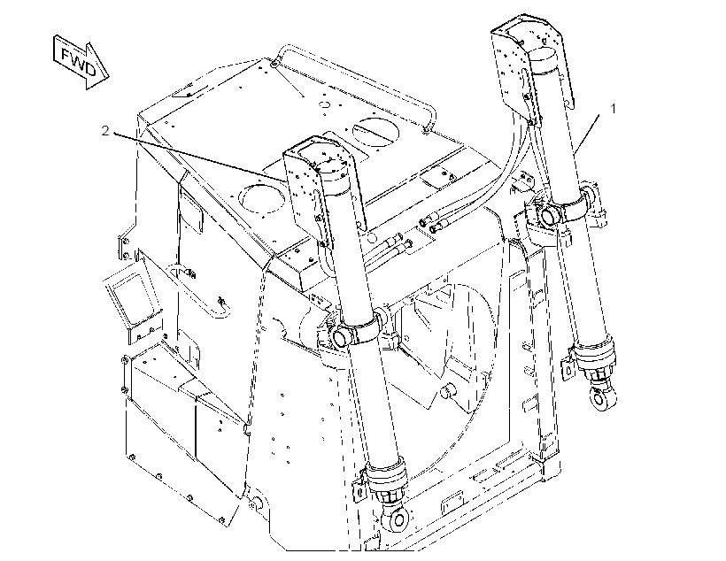 CYLINDER & LINES GP-LIFT 3995934 CAT