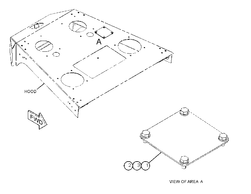 COVER GP-HOOD 3757615 CAT