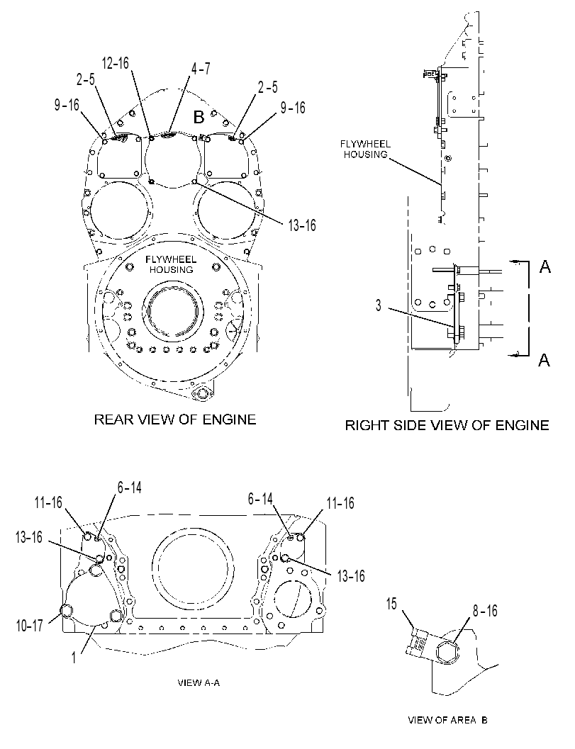 COVER GP-REAR HOUSING 4178579 CAT