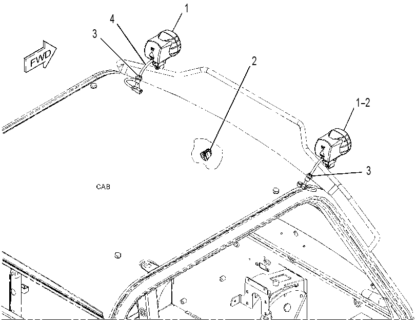 LIGHTING GP-CAB 3733663 CAT