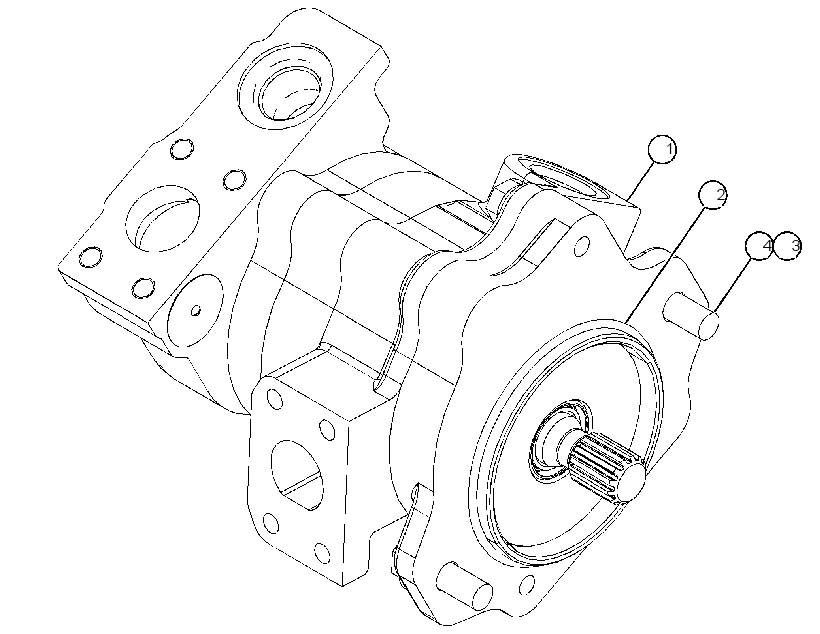 PUMP & MTG GP-TRANSFER GEAR 3644089 CAT