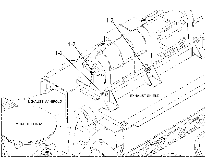 FASTENER GP-HEAT SHIELD 4264801 CAT
