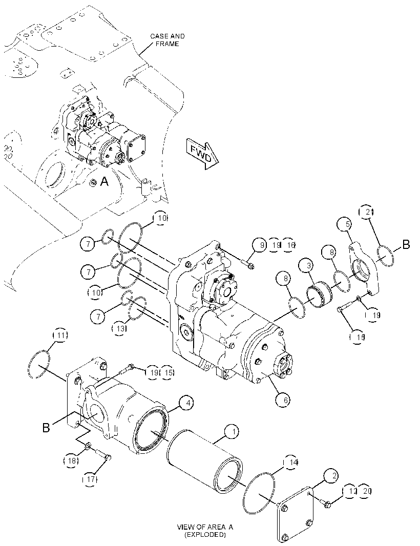 PUMP & MTG GP-POWER TRAIN 3741212 CAT