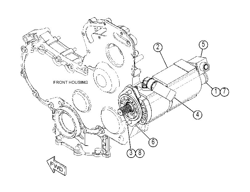 PUMP & MTG GP-GEAR 4378744 CAT