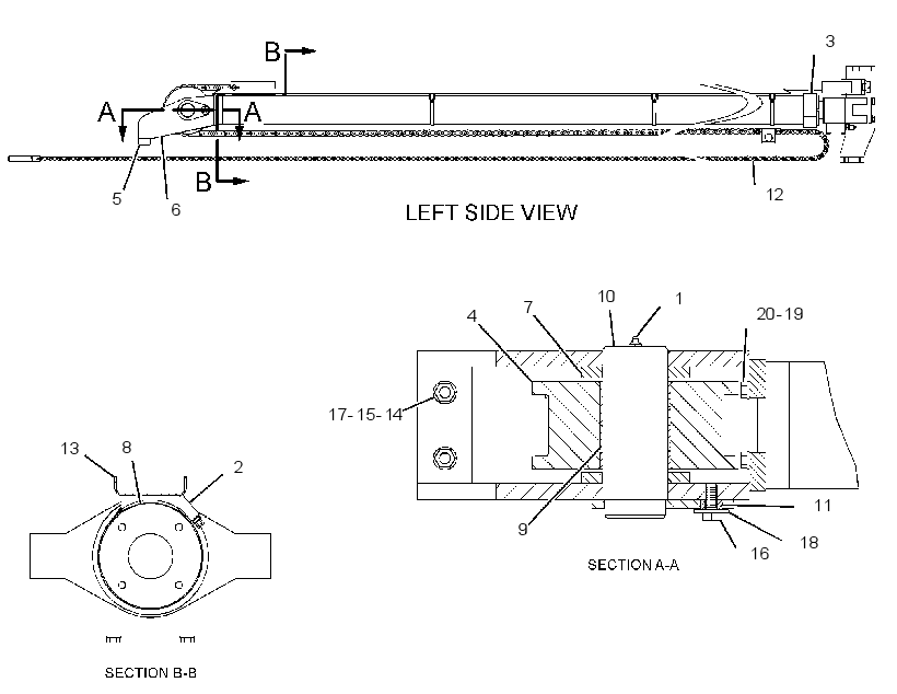 CYLINDER & MTG GP-TELESCOPING 1657711 CAT