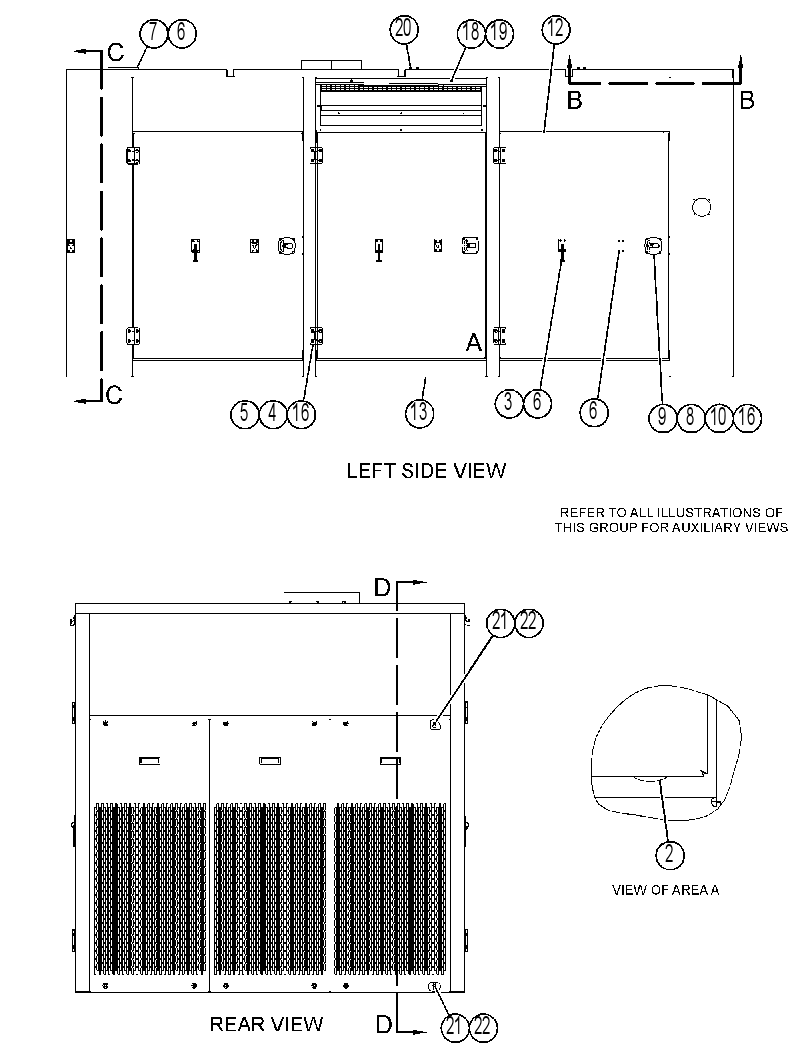 Кожух генератора 4162230 CAT