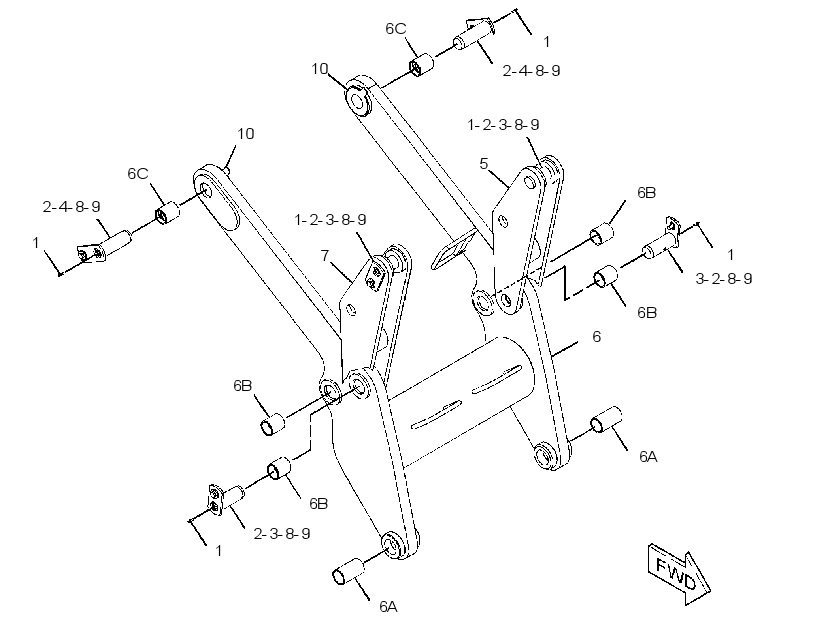 ARM GP-FELLER BUNCHER 3529774 CAT