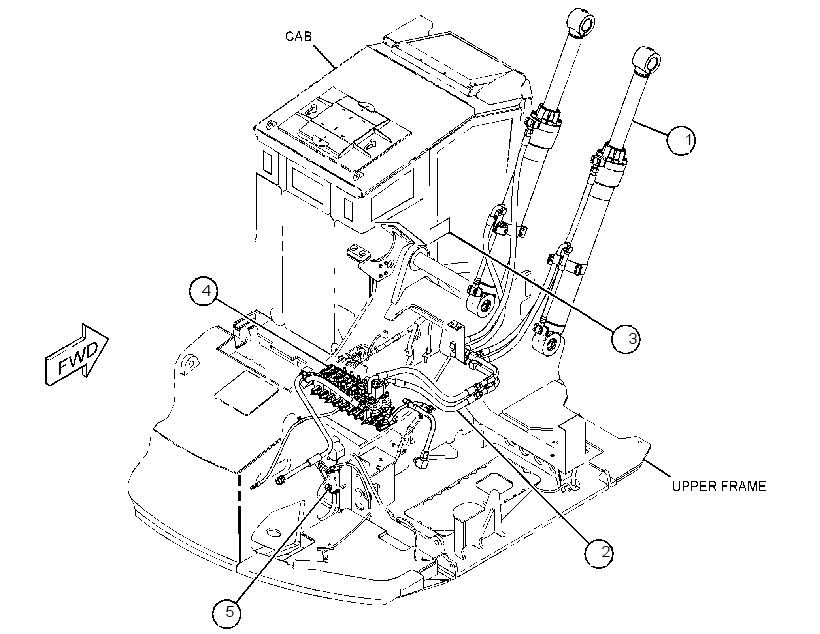 LINKAGE AR-FELLING HEAD 3728939 CAT