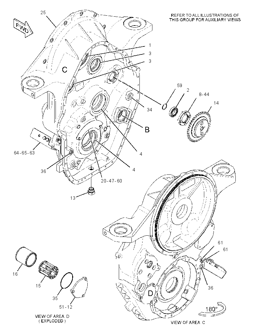 CASE & PARTS GP-TRANSMISSION 3810659 CAT