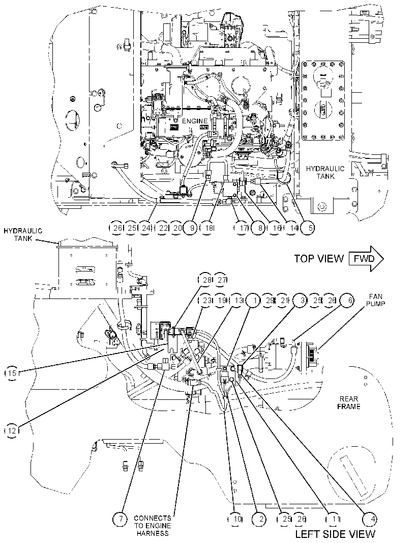 CONVERSION GP-HYDRAULIC FAN 4162618 CAT