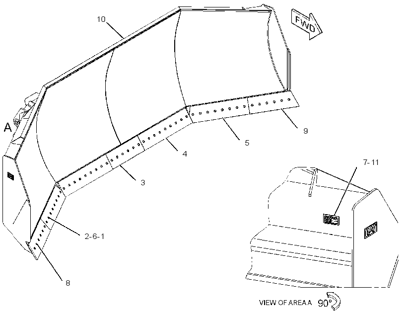 BLADE GP-UNIVERSAL 4214102 CAT