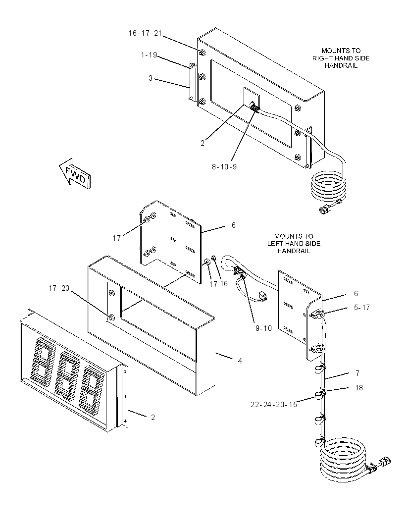 DISPLAY GP-PAYLOAD MONITOR 4323164 CAT