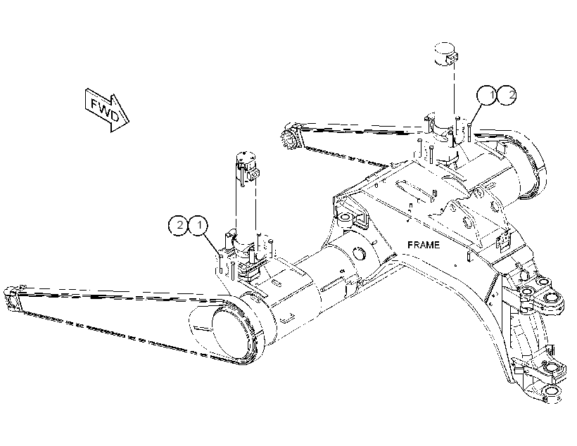 MOUNTING GP-LIFT CYLINDER 4505011 CAT