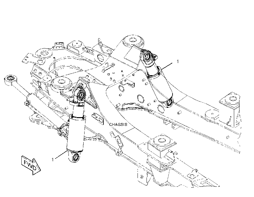 CYLINDER GP-SUSPENSION 3802098 CAT