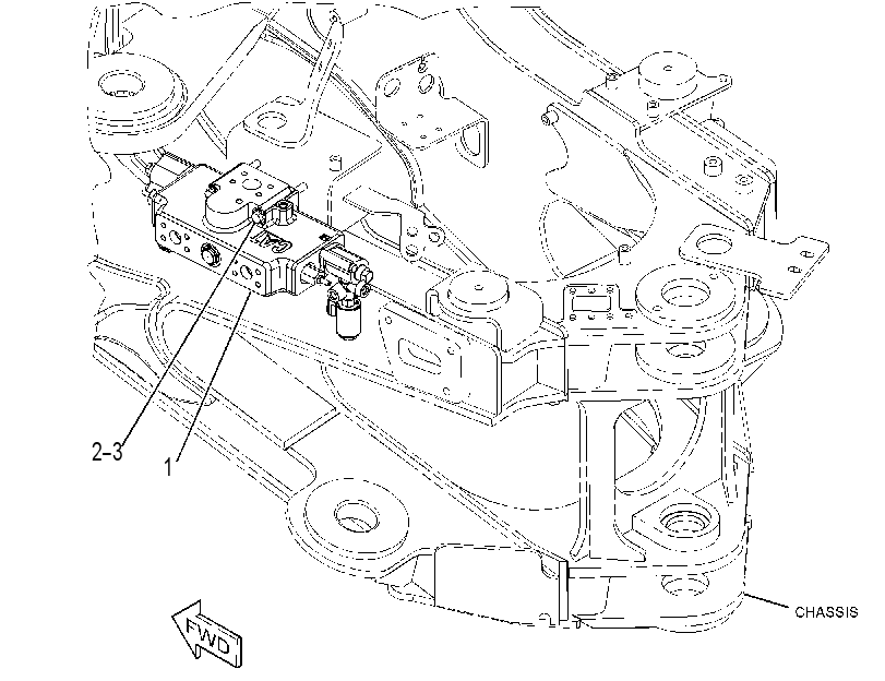 VALVE & MTG GP-HOIST CONTROL 3642915 CAT