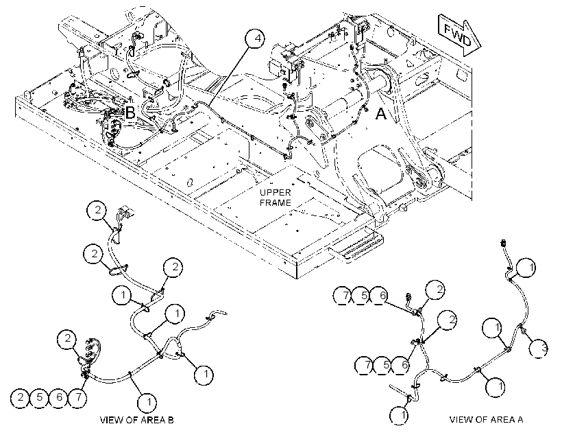 WIRING GP-AUXILIARY CONTROL 3690242 CAT
