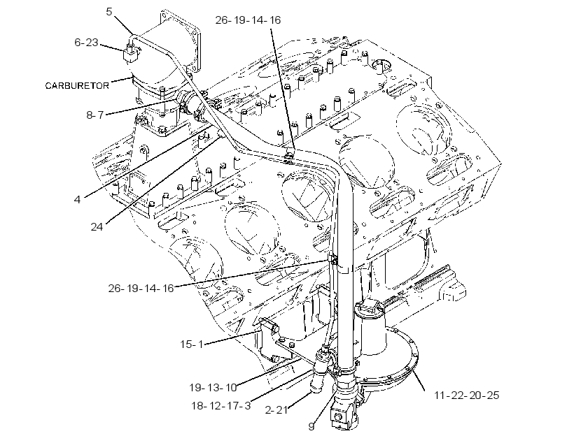 Регулятор давления газа 3877405 CAT