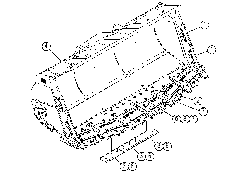 BUCKET GP-HEAVY DUTY ROCK 4187024 CAT