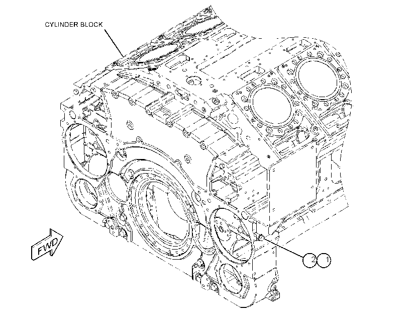FASTENER GP-ENGINE 4482678 CAT