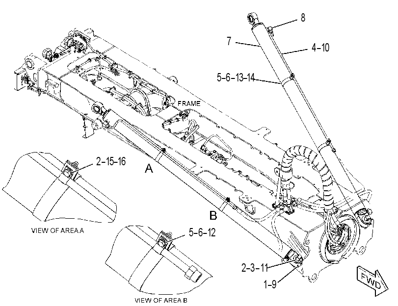 CYLINDER GP-HOIST 3642918 CAT