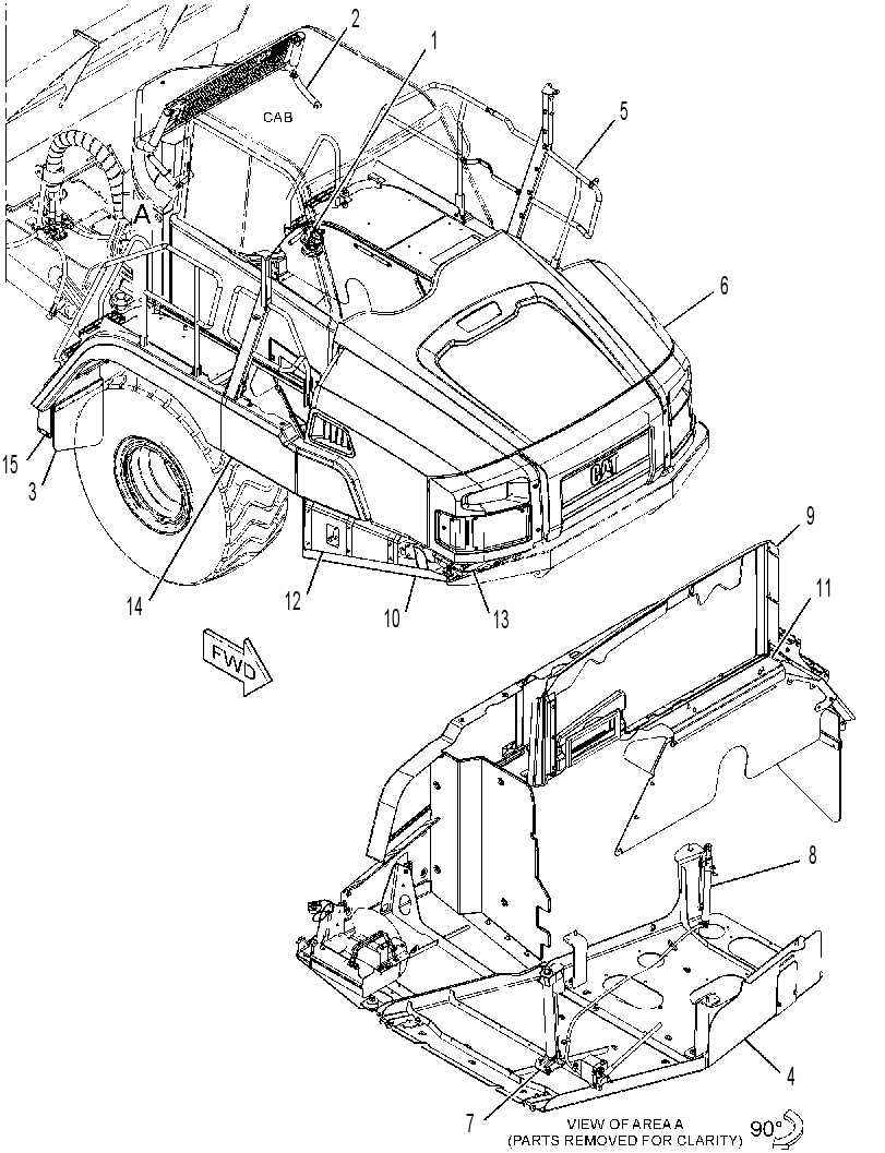 ENCLOSURE AR-HOOD 3583963 CAT
