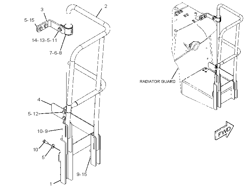GUARDRAIL GP 3794753 CAT