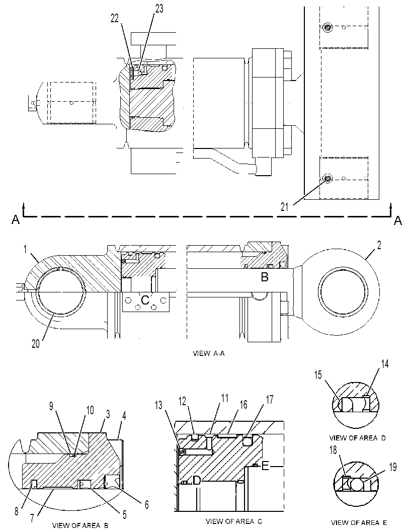 CYLINDER GP-THUMB 4389382 CAT