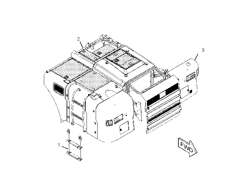 HOOD GP-TRACTOR 4261570 CAT