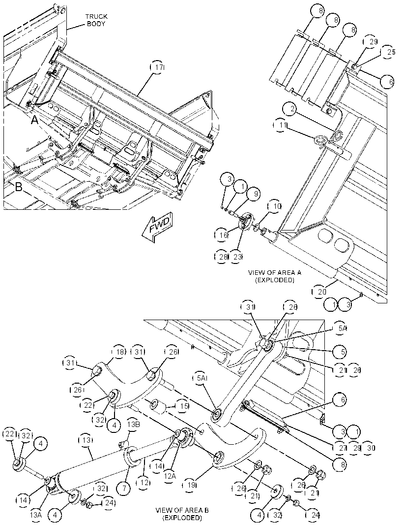 TAILGATE GP 3934122 CAT