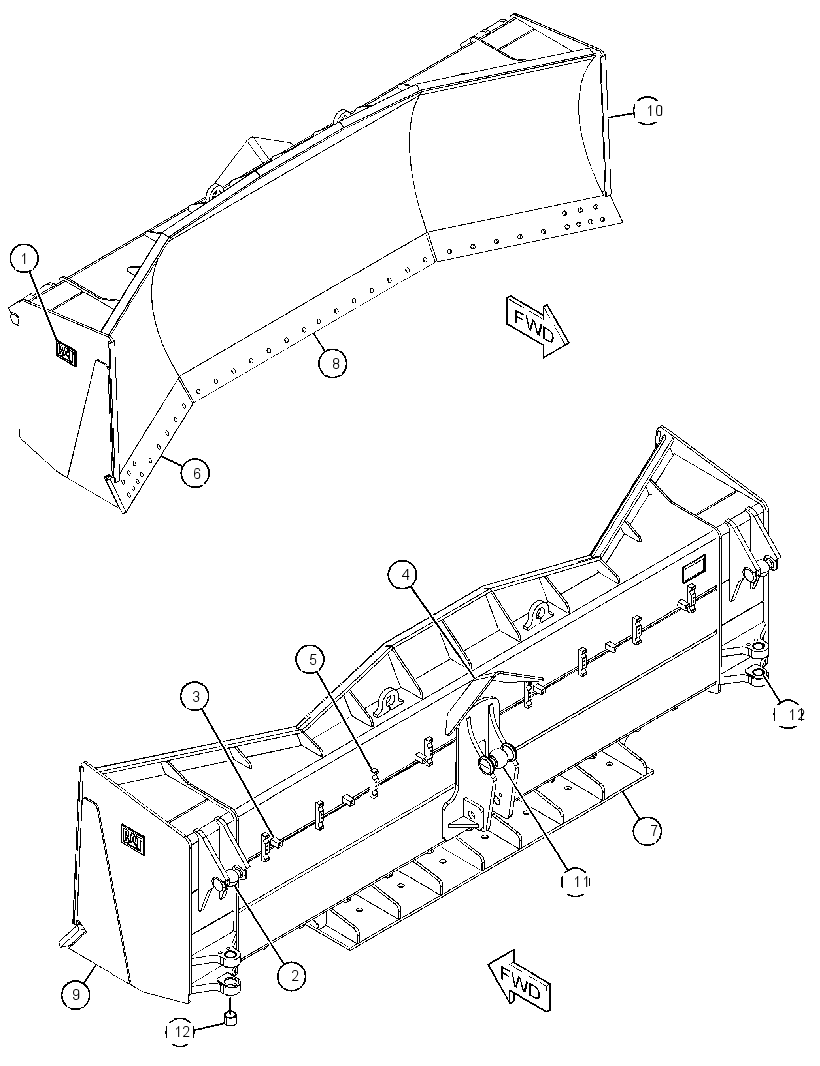 BLADE AS-UNIVERSAL 4336850 CAT