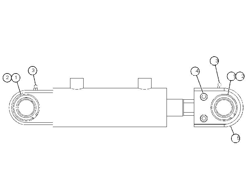 CYLINDER GP-SIDECUTTER 3831407 CAT