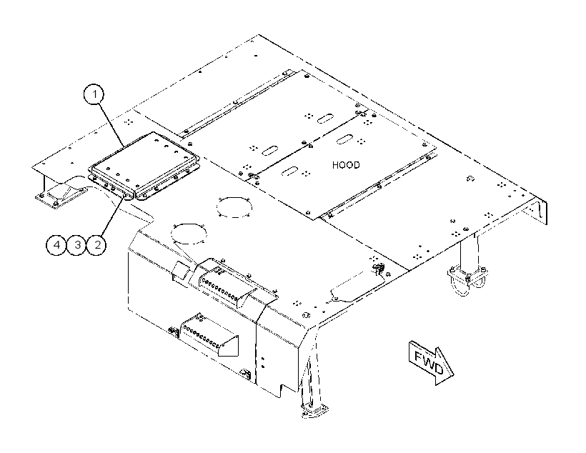 PLATE GP-MOUNTING 4381821 CAT
