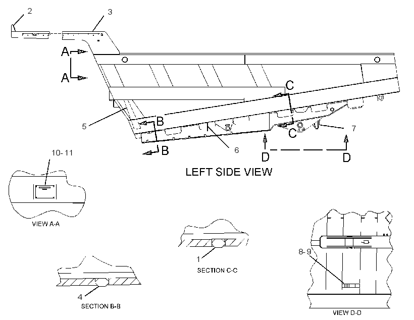 BODY & CANOPY AS-DUAL SLOPE 1437111 CAT