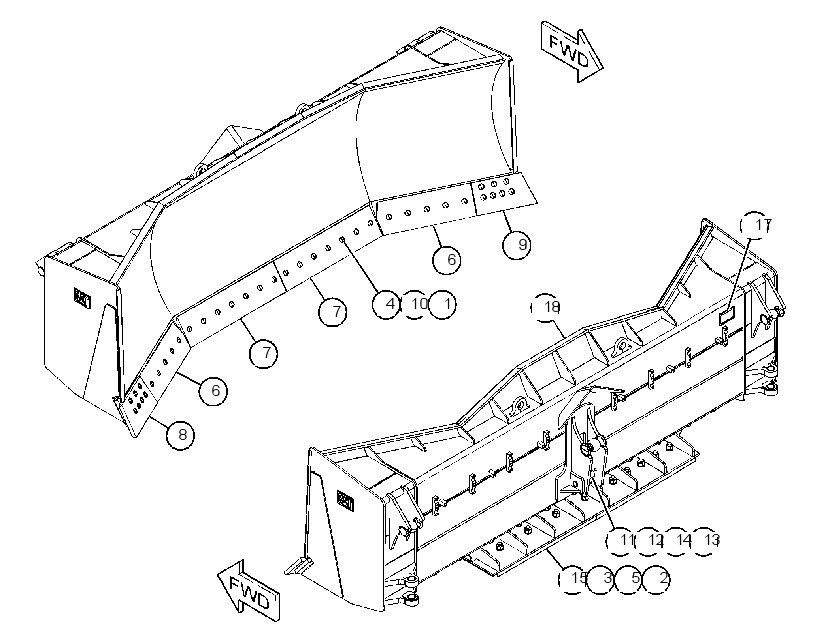 BLADE GP-UNIVERSAL 3981101 CAT