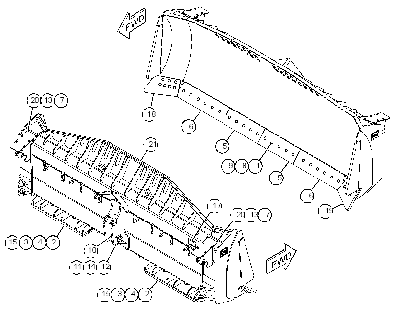 BLADE GP-SEMI-UNIVERSAL 3981100 CAT